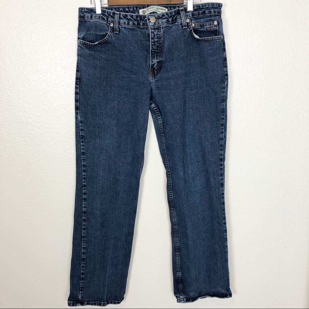 Harley Davidson Riding Bootcut Denim Jeans